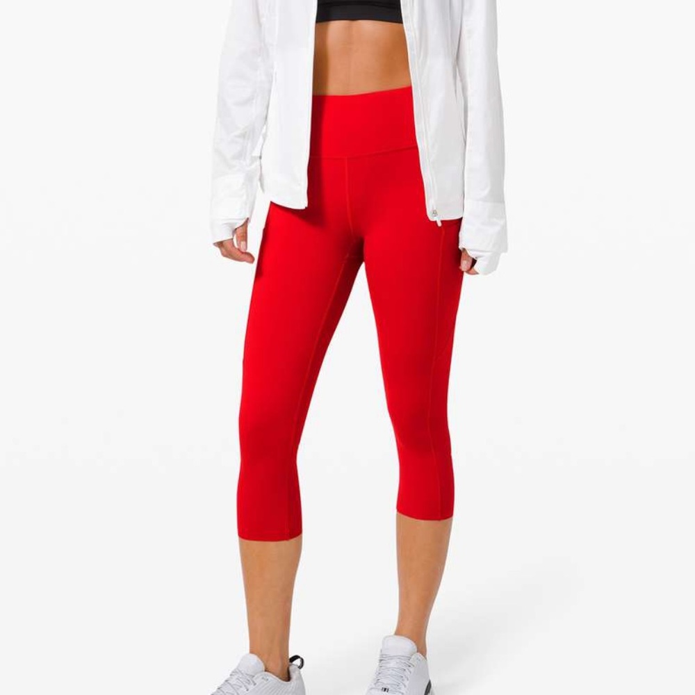Lululemon Fast and Free Crop 19" *Non-Refl…